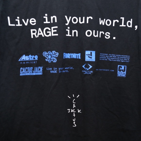 Cactus Jack Travis Scott x Fortnite Shirt - Picture 6 of 6